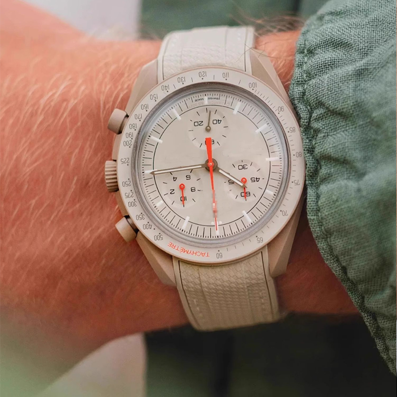 Omega Watch Speedmaster - Bracelet en caoutchouc TPU pour Omega