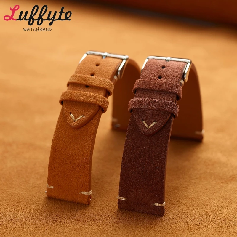 Bracelets de montre Vintage en - Suede Strap Watch avis et prix