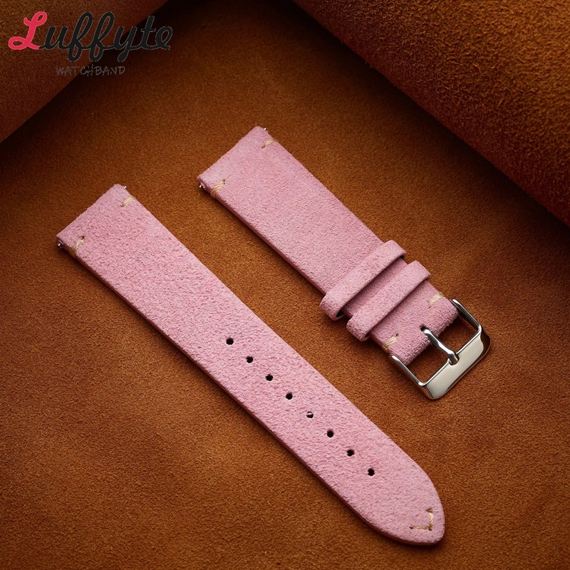 Bracelets de montre Vintage en - Suede Strap Watch avis et prix