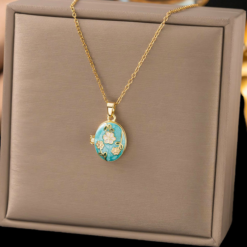 ANENJERY Collier Pendentif en  - Butterfly Clasp Deployant avis et prix