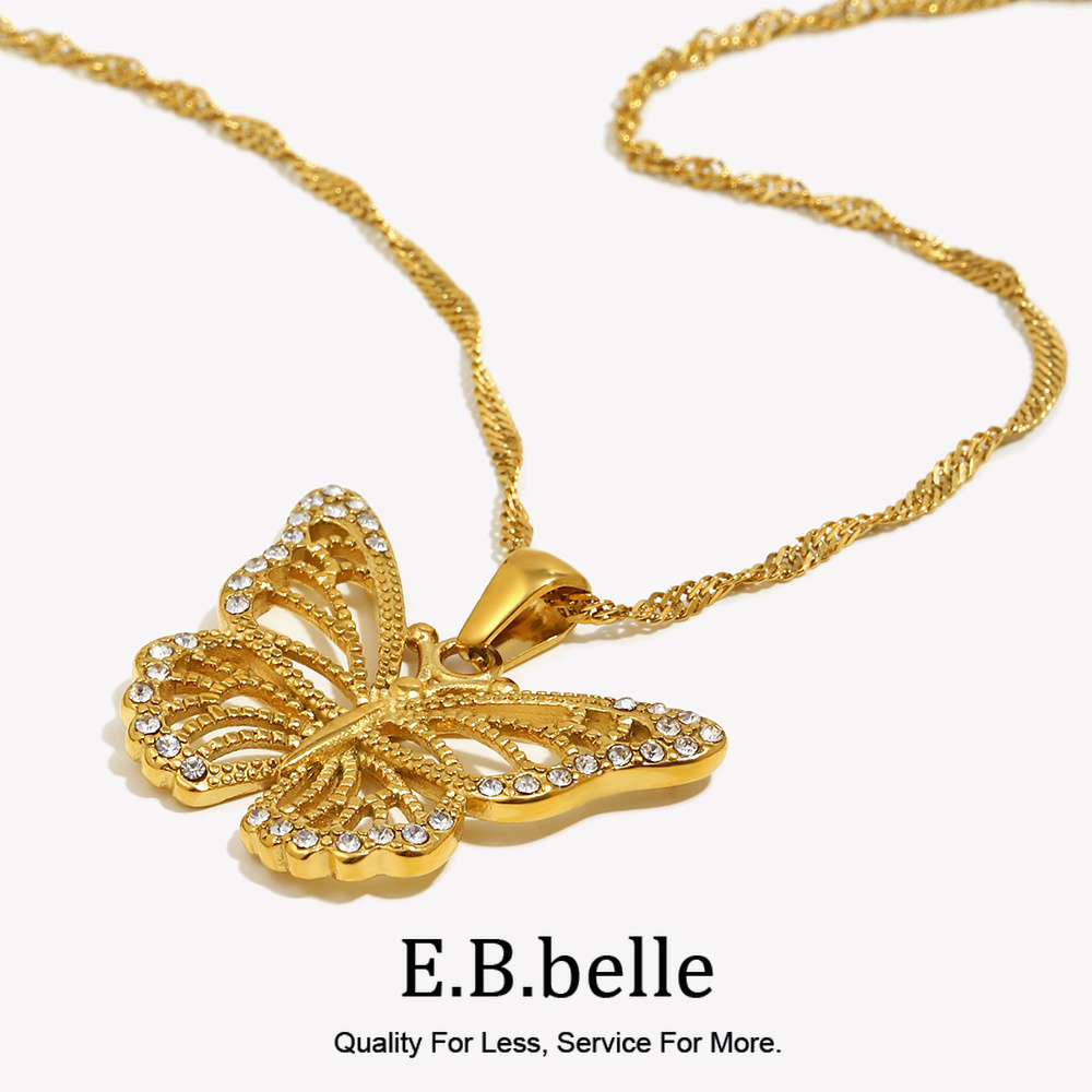E.B.belle bijoux acier inoxyda - Butterfly Clasp Deployant avis et prix