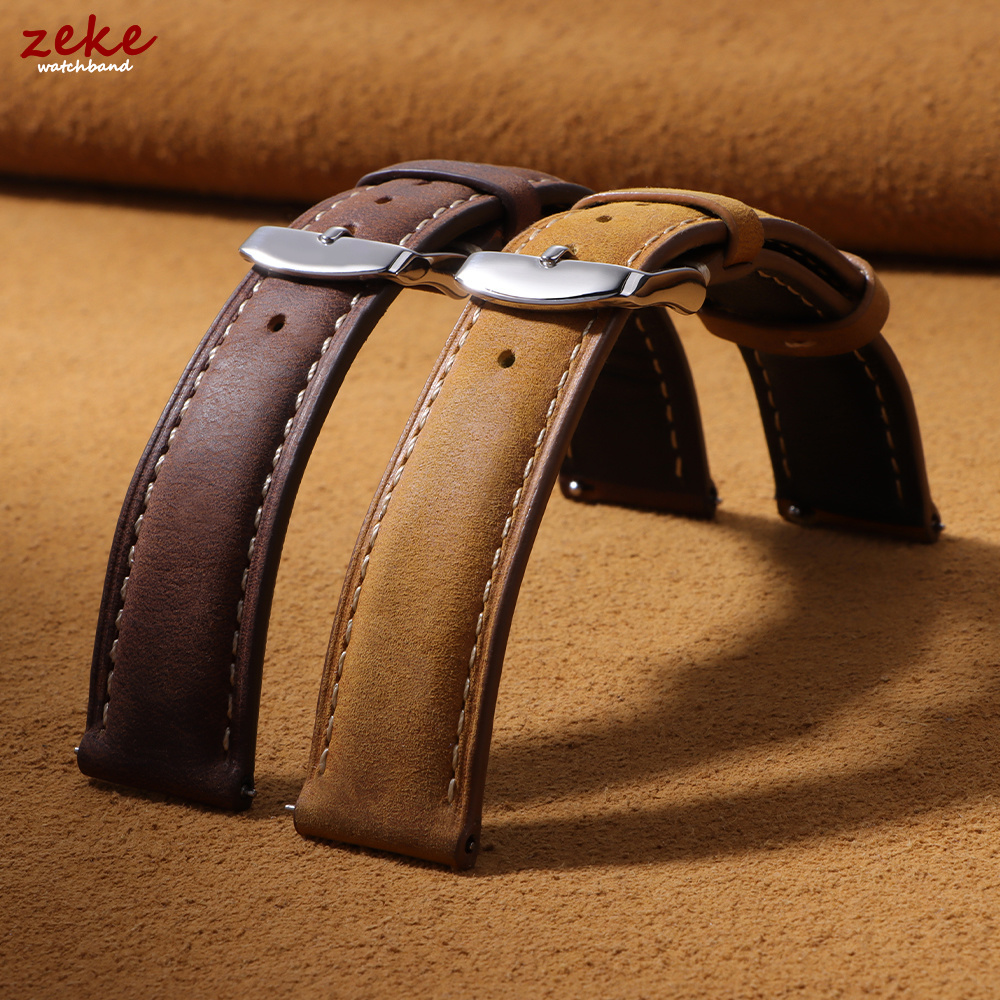 Bracelets de montre vintage en - Leather Strap Quick Release avis et prix