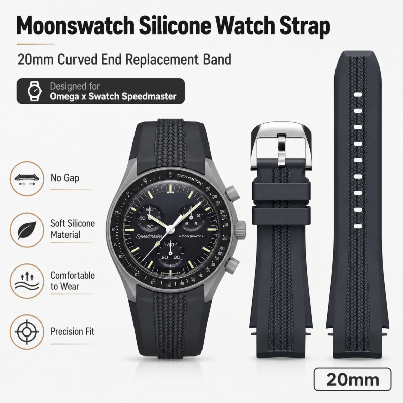 Bracelet de montre en silicone - Omega Watch Speedmaster avis et prix