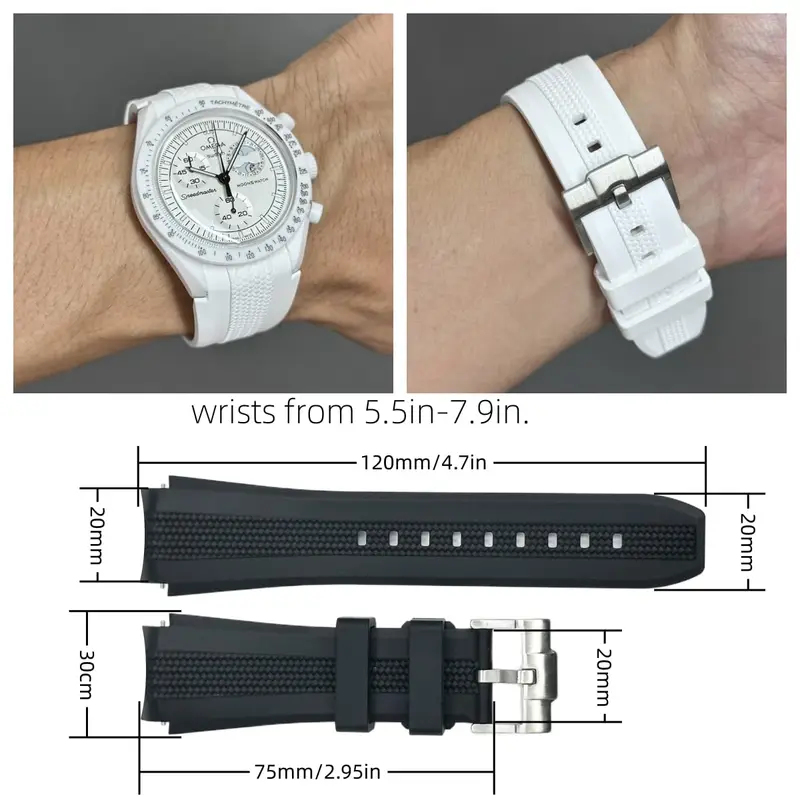 Bracelet de montre en silicone - Omega Watch Speedmaster avis et prix