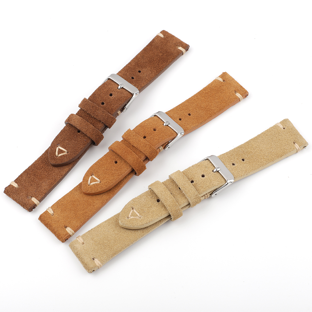 Bracelet de Montre en Cuir Sou - Suede Strap Watch avis et prix